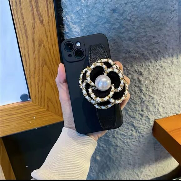 Elegant Camellia Grip Case for iPhone - Picture 1 of 8